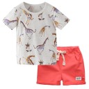 T-shirt et shorts pour garçons L1642 4
