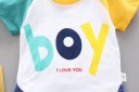 T-shirt et shorts pour garçons L1730 2