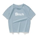 T-shirt feminina com estampa engraçada B224 2