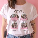 T-shirt feminina com estampado A218 7