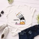 T-shirt feminina com estampado B120 23