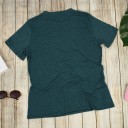 T-shirt feminina com estampado keep it simple 3