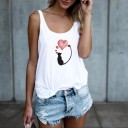 T-shirt feminina com gato 1