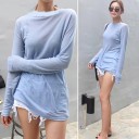 T-shirt femme à manches longues B350 2