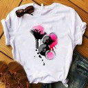T-shirt femme avec impression B80 5