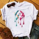 T-shirt femme avec impression B80 6