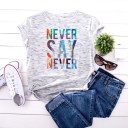 T-shirt femme avec impression colorée B190 9