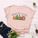T-shirt femme avec impression de légumes 3