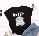 T-shirt femme avec impression de mouton 5