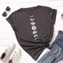 T-shirt Femme avec impression des phases de la Lune 4