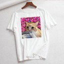 T-shirt femme avec imprimé animal B332 4