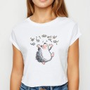 T-shirt femme avec imprimé animal B352 8