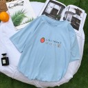 T-shirt femme avec imprimé fraise 4