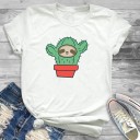 T-shirt Femme avec motif de cactus 8