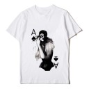 T-shirt femme avec motif de cartes 13