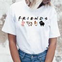 T-shirt femme avec motif végan 3