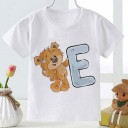 T-shirt för barn med en bokstav 15