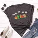 T-shirt för kvinnor med grönsakstryck 8