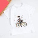 T-shirt för tjejer B1494 K