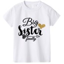 T-shirt för tjejer för systrar 1665 14