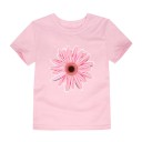 T-shirt för tjejer med blomtryck J3489 10
