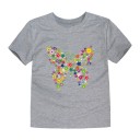 T-shirt för tjejer med Butterfly J3290 8