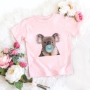T-shirt för tjejer med djur 5
