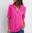 T-shirt met rits voor dames 10