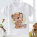 T-shirt pour enfants avec lettre 12