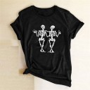 T-shirt pour femme avec impression de squelettes 12