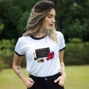 T-shirt pour femmes avec impression à la mode 3