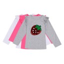 T-shirt pour fille à manches longues B1628 1