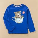 T-shirt pour fille à manches longues T2554 B