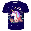 T-shirt pour fille avec un licorne B1560 1