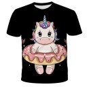 T-shirt pour fille avec un licorne B1560 2