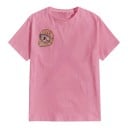 T-shirt pour homme avec impression marron d'un casque de motard et inscription Caffeine & Gasoline au dos et sur la poitrine avec manches 10