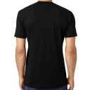 T-shirt preta masculina com estampado de lobos e a frase Hide Your Wife The Alpha Is Here T-shirt divertida com motivo de lua cheia T-shirt de algodão para amantes de lobos 2