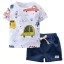 T-Shirt und Shorts für Jungen L1599 4