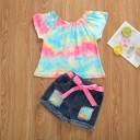 T-Shirt und Shorts für Mädchen L1280 7