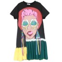 T-shirtkjole med tryk 2