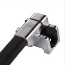 T-zámek para volante de coche con alarma 44,3 × 11,1 cm candado de seguridad metálico contra robo de vehículo para asegurar el volante 4