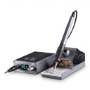 T12 75 W Soldering Station with Digital LED Display and Thermostat with Antistatic Grounding in Silver for Electronics Repairs 11