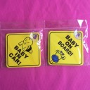 Tabela com ventosas - criança no carro 2