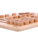 Tabela matemática em madeira 2