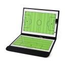 Tabela táctica magnética dobrável 53 x 31,5 cm para treinadores de futebol Planeamento visual do jogo Ímanes em estojo com fecho para transporte 2