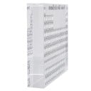 Tabla periódica de elementos de acrílico Bloque transparente con imágenes a color Decoración de escritorio para estudiantes y entusiastas 3