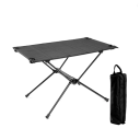 Table de camping pliante 59 x 40 x 39 cm Alliage d'aluminium et tissu Oxford Table légère et portable avec une capacité de charge de 27 kg et un sac de rangement 6