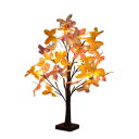 Table Lamp in the Shape of a Tree with Butterfly Motif Decorative Light Powered by Cable or 3 AA Batteries Warm White Light 2