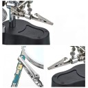 Table Magnifier with Lighting 3.5x 12x Soldering Aid Clip Holder Magnifier for Circuit Boards LED Magnifier Tool 7