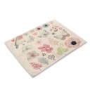 Table Mat with Bird and Flowers 16